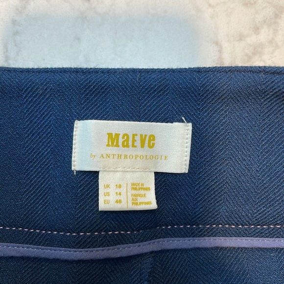 Anthropologie Maeve Sold Out Magda Tapered Pants size 14 - Picture 4 of 5